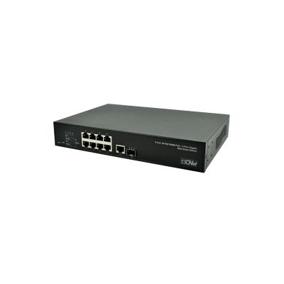 CNET (CGS-802GSWP) 8 PORT 10/100/1000 POE 130W +1SFP YONETILEBILIR L2 SWITCH