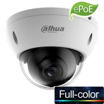 DAHUA (IPC-HDBW4239R-ASE-NI-0360B) 1/2.8 CMOS 2MP 3.6MM IP67 IK10 e-POE METAL DOME FULL COLOR IP KAM