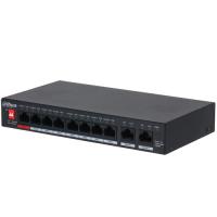 DAHUA (PFS3010-8GT-96) 8 PORT POE 96W (2x10/100/1000 ETHERNET PORT) SWITCH