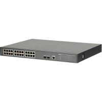 DAHUA (PFS4226-24GT-360) 24 PORT GIGABIT POE (24GE POE + 2GE SFP, TOPLAM 360W POE) SWITCH