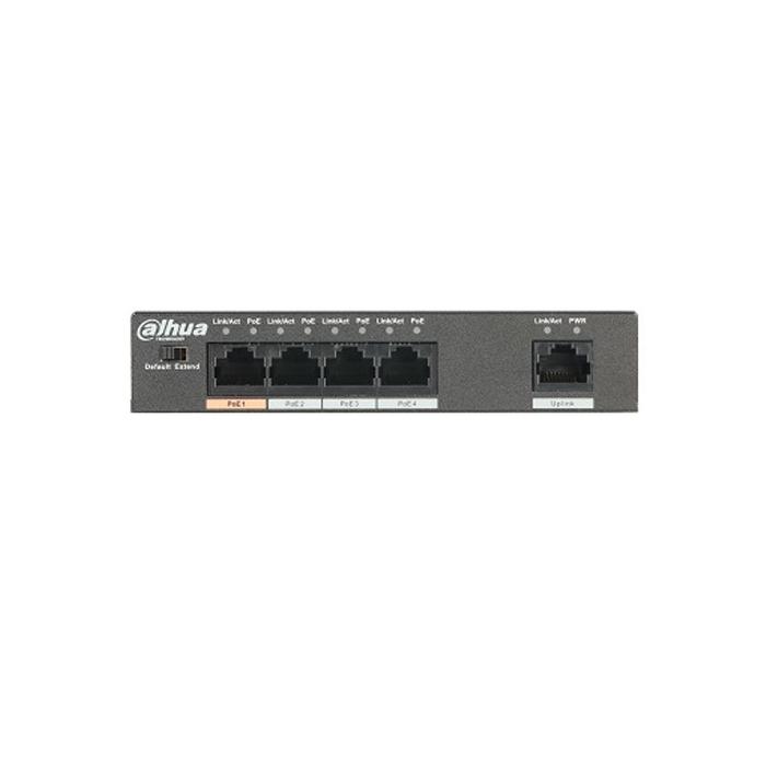 DAHUA (PFS3005-4ET-60) 4 PORT POE (4FE POE+ 1FE UPLINK, TOPLAM 60W POE) SWITCH