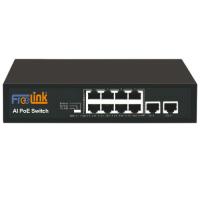 FREELINK (FR-82GN) 8 PORT 10/100 POE 2xUPLİNK GIGABIT 120W POE SWİTCH