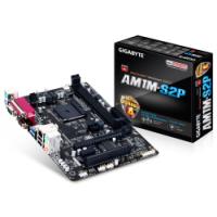 GIGABYTE (GA-AM1M-S2P) FS1B SOKET AMD AM1 SOKET 2xDDR3-1600 SES+VGA+GLAN PCX16 ANAKART(PARALEL PORT)