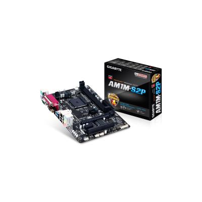 GIGABYTE (GA-AM1M-S2P) FS1B SOKET AMD AM1 SOKET 2xDDR3-1600 SES+VGA+GLAN PCX16 ANAKART(PARALEL PORT)