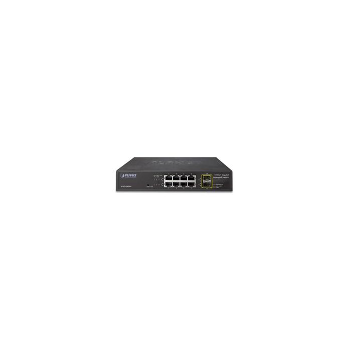 PLANET (GSD-1020S) 8PORT 10/100/1000 2 PORT SFP MANAGED SWITCH