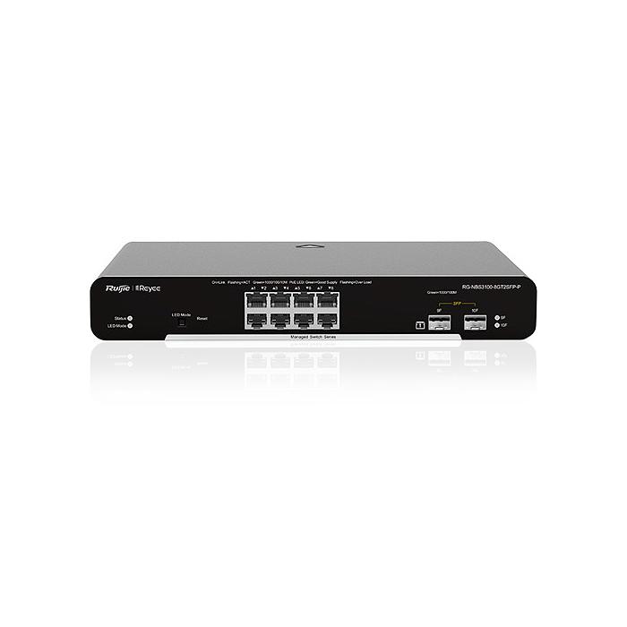 RUIJIE (RG-NBS3100-8GT2SFP) 8 PORT 10/100/1000 L2 2xSFP YÖNETİLEBİLİR SWITCH