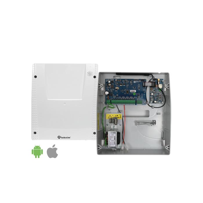 TEKNİM (TSP-5208G) GSM/GPRS Lİ PARS SERİSİ 8+8 ZONLU ALARM PANELİ (KEYPAD VE AKÜ HARİÇTİR)