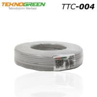 TEKNOGREEN (TTC-04) UÇLU KÖKEN KABLO 100MT.