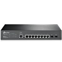 TP-LINK (T2500G-10TS) JETSTREAM 8 PORT 10/100/1000 L2 2xSFP YÖNETİLEBİLİR SWITCH