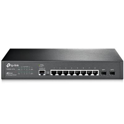 TP-LINK (T2500G-10TS) JETSTREAM 8 PORT 10/100/1000 L2 2xSFP YÖNETİLEBİLİR SWITCH