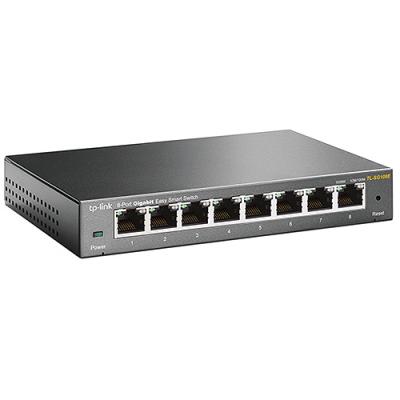 TP-LINK (TL-SG108E) 8 PORT 10/100/1000 EASY SMART SWITCH
