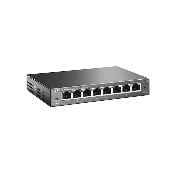 TP-LINK (TL-SG108E) 8 PORT 10/100/1000 EASY SMART SWITCH