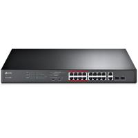 TP-LINK (TL-SL1218MP) 16 PORT 10/100 +2x POE 10/100/1000 YÖNETİLEMEYEN SWITCH