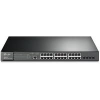 TP-LINK (T2600G-28MPS) 28 PORT 24 PORT 10/100/1000 POE 4xSFP YÖNETİLEBİLİR SWITCH-384W