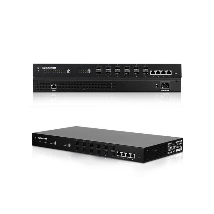 UBNT (ES-12F) 12 PORT FİBER 8x100/1000 SFP + 4x1000 SFP + 4xGIGABIT L2/L3 EDGE SWITCH