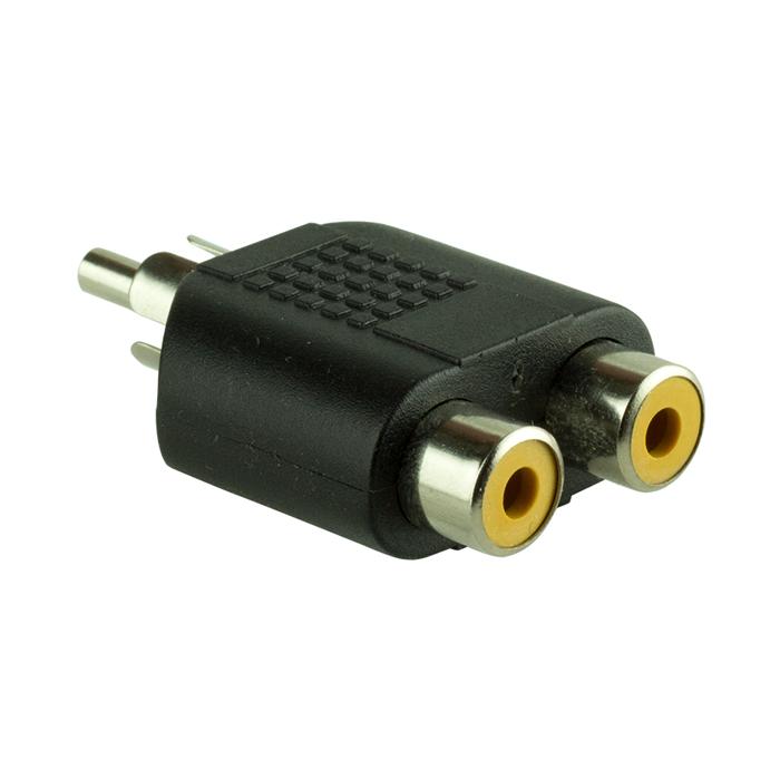 1 RCA ERKEK/2 RCA DİŞİ ÇEVİRİCİ JACK