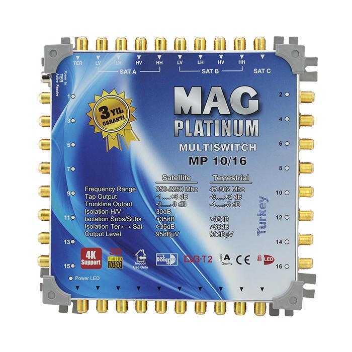 10*16 SONLU UYDU SANTRALİ MAG PLATINUM