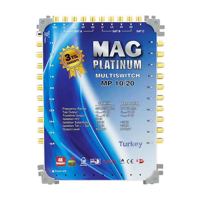 10*20 KASKATLI UYDU SANTRALİ MAG PLATINUM