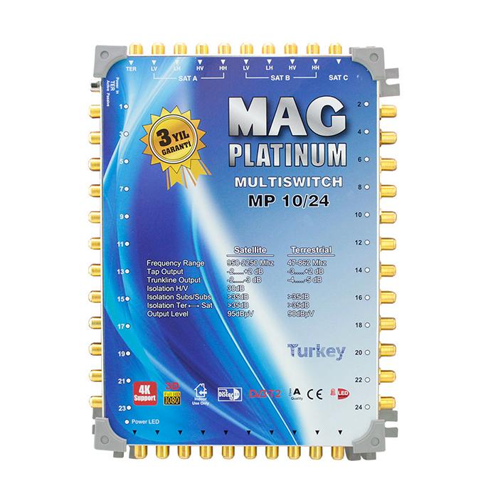 10*24 KASKATLI UYDU SANTRALİ MAG PLATINUM