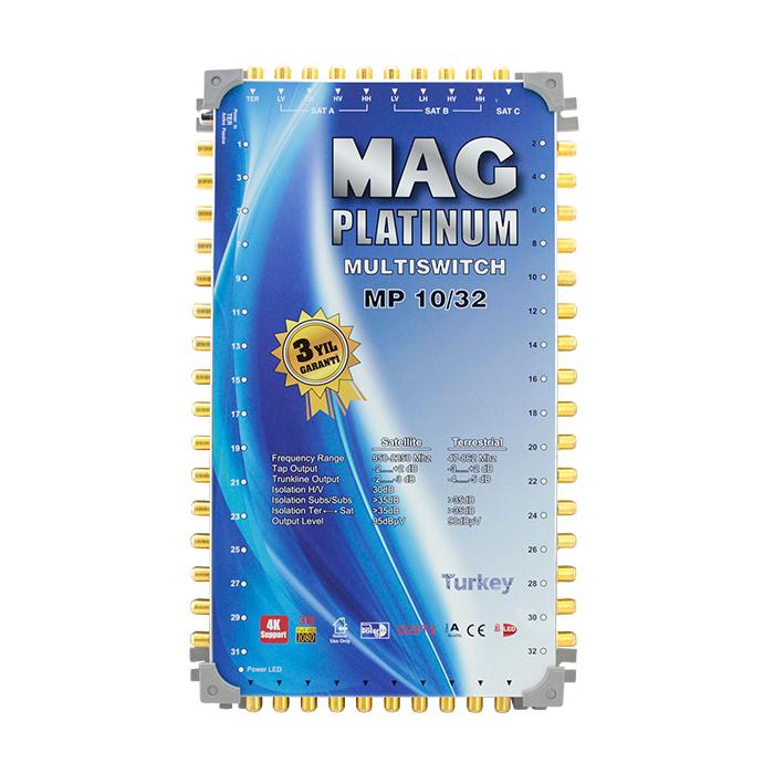 10*32 KASKATLI UYDU SANTRALİ MAG PLATINUM