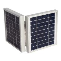 2Lİ 9 VOLT - 4 WATT 143X137X36 2.5 METRE KABLOLU DUAL SOLAR PANEL