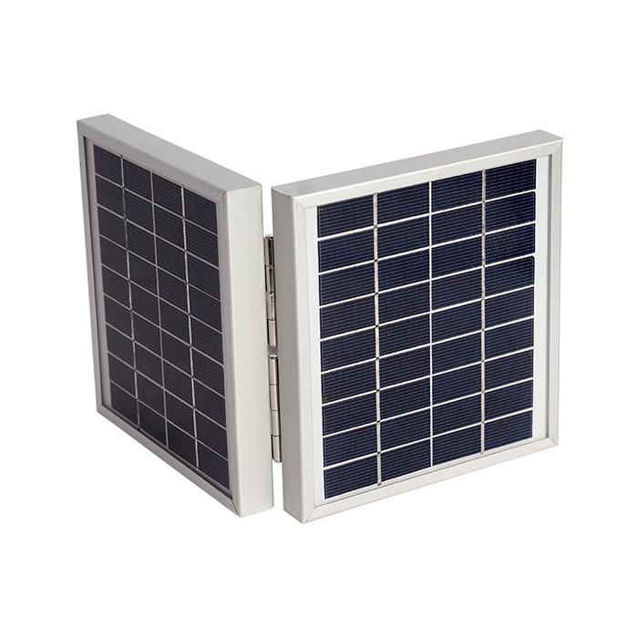 2Lİ 9 VOLT - 4 WATT 143X137X36 2.5 METRE KABLOLU DUAL SOLAR PANEL