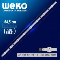 32 ROW REV 0.6 1 B-TYPE - 6916L-1031A - 9 LEDLİ 64.5 CM - (WK-1293)