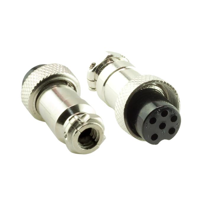 6 PİNLİ DİŞİ MAYK FİŞ