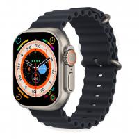 ASONIC W900 ULTRA IOS VE ANDROID UYUMLU 2.09 INCH GENİŞ EKRANLI GÜMÜŞ AKILLI SAAT