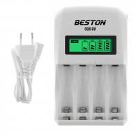 BESTON C9016W LCD EKRAN AA 1800MAH AAA 900MAH EKRANLI SÜPER HIZLI PİL ŞARJ CİHAZI