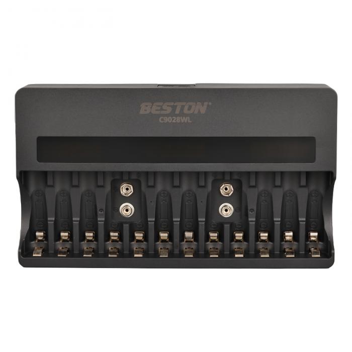 BESTON C9028WL AA/AAA/9V/C BOY/D BOY/LİON HIZLI PİL ŞARJ CİHAZI