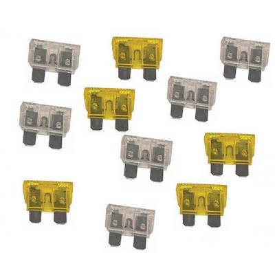 POWERMASTER 15 AMPER AŞIRI YÜK VE KISA DEVRE KORUMA BIÇAKLI OTO SİGORTASI (100LÜ PAKET)