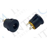 DC JAK 2.1MM YUVARLAK GEÇMELİ SİYAH (IC-257B)