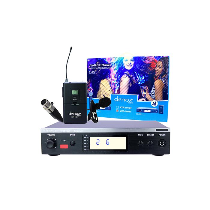 DENOX VXR-1000T KABLOSUZ UHF 1 YAKA MİKROFON