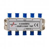 DIGITURK 5-2150 MHZ 20DB 8 YOLLU TAP SWITCH 1/8 SPLITTER