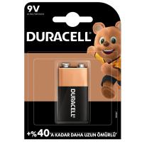 DURACELL 9 VOLT ALKALİN PİL (TEKLİ)