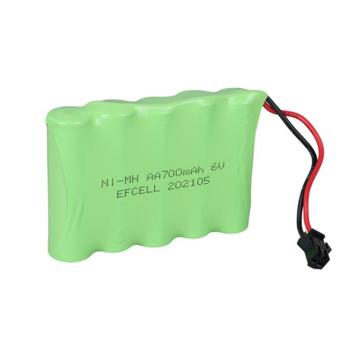 EFCELL EF-60700S  6 VOLT AA 700MAH 5Lİ SARJ EDİLEBİLİR OYUNCAK PİLİ (202105)