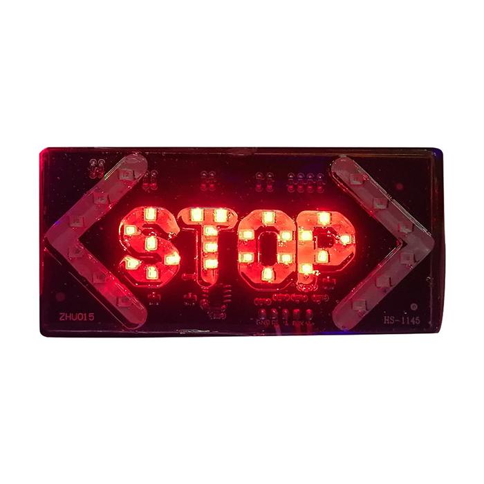 ELEKTRİKLİ İŞARET CİHAZI OKLU KÜÇÜK STOP (100X45MM)