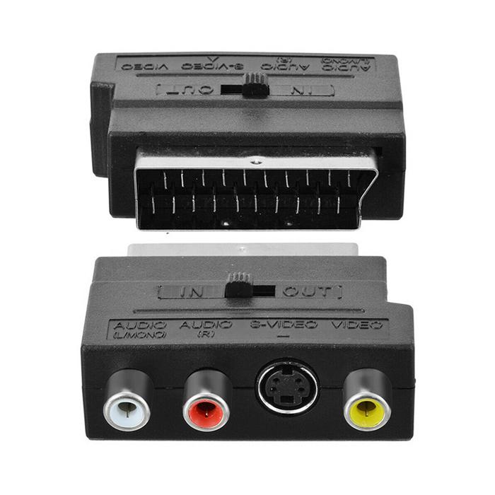 ELEKTROMER SWITCHLI SCART ADAPTÖR (IN-OUT)