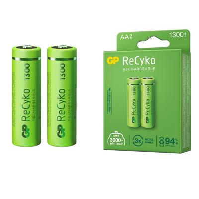 GP RECYKO 1300 MAH Nİ-MH 1.2 VOLT AA KALEM ŞARJLI PİL 2Lİ PAKET GP130AAHCE-2EB2 (GPRHC132E000)