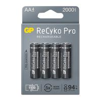 GP RECYKO PRO AA 2000 MAH 4LÜ ŞARJLI PİL GP210AAHCB-2EB4 (GPRHC212B309)