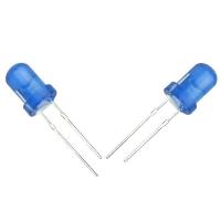 HALMET MANTAR LED 5MM ŞEFFAF MAVİ