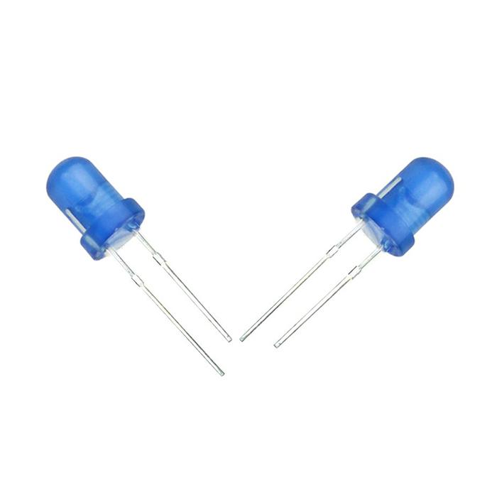 HALMET MANTAR LED 5MM ŞEFFAF MAVİ