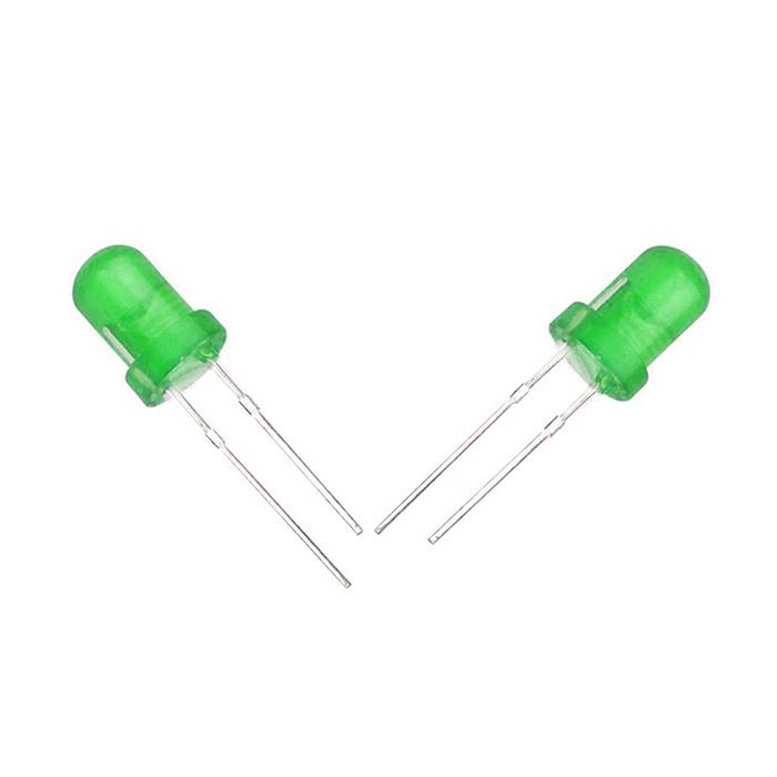 HALMET MANTAR LED 5MM YEŞİL MAT