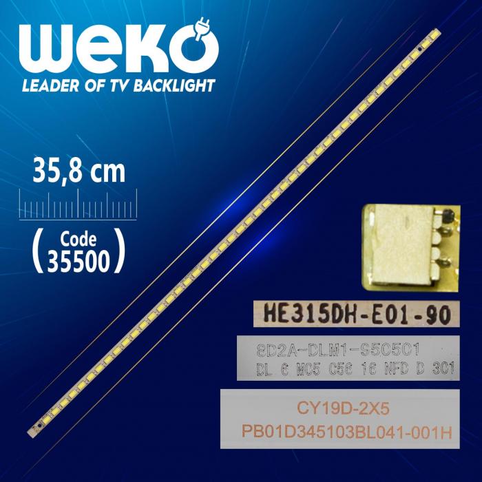 HE315DH-E01-90 - RSAG7.820.4225/ROH VER.A - 35.8 CM 45 LEDLİ - (WK-1043)