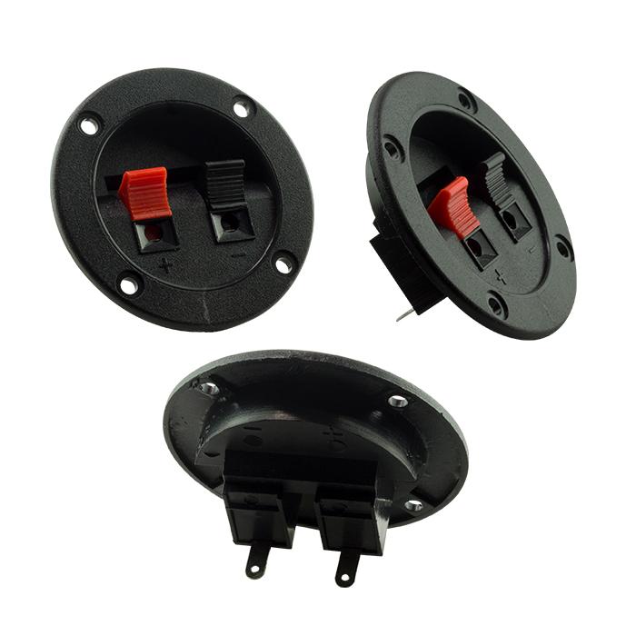 İKİLİ YUVARLAK HOPARLÖR TERMİNALİ (İÇ ÇAPI:4CM / DIŞ ÇAPI: 6.5CM)