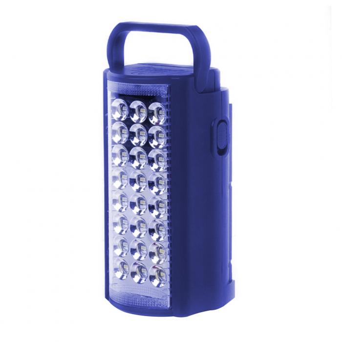 KINSACH KS-824 24 LEDLİ ŞARJLI IŞILDAK (6V4A AKÜLÜ * POWERBANK ÖZELLİKLİ)