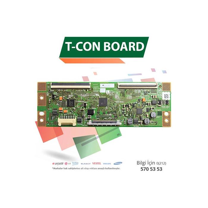 LCD LED T-CON BOARD SAMSUNG RUNTK 5351TP - UE32F5070 - UE32F5570 (CY-HF320BGSV1H)