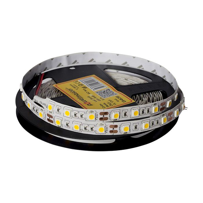 LED ŞERİT 3 ÇİPLİ MOR İÇ MEKAN SİLİKONSUZ 60 LED 5 METRE (5050)