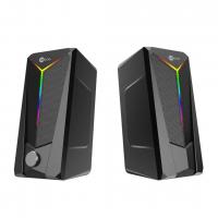 LENOVO LECOO DS104 KABLOLU USB + 3.5MM JACK 6W 80DB RGB IŞIKLI 1+1 GAMING SPEAKER HOPARLÖR